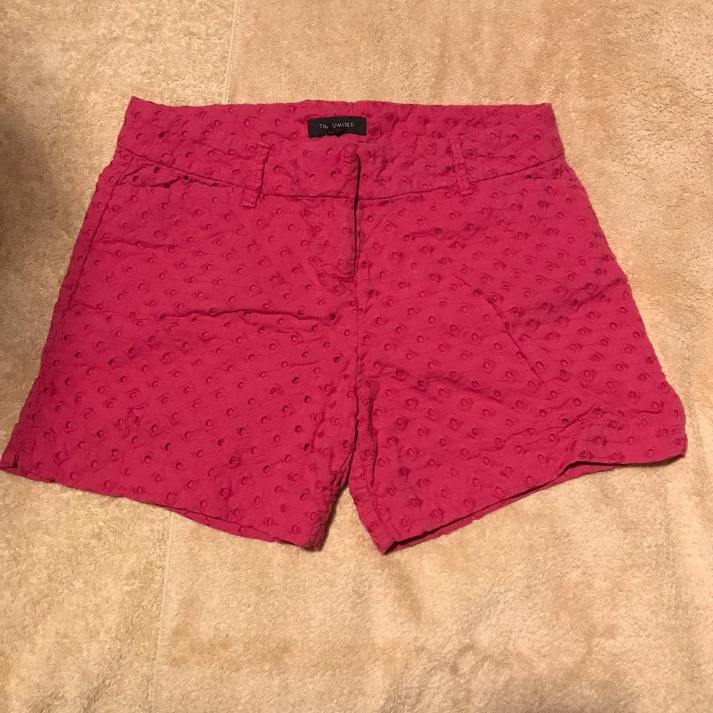 The Limited | Size 8 Patterned Pink Shorts